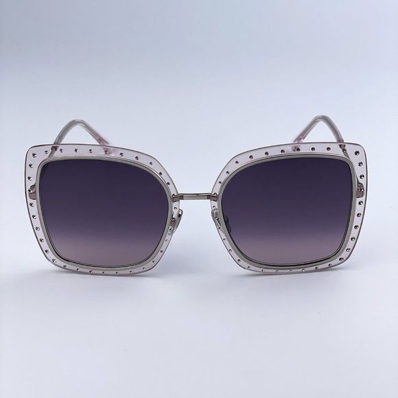 ?  Jimmy Choo DANY/S KTS Sunglasses Palladium Lilac Violet Square Women main image 6